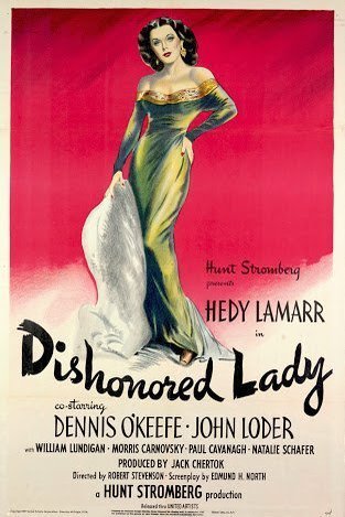 L'affiche du film Dishonored Lady