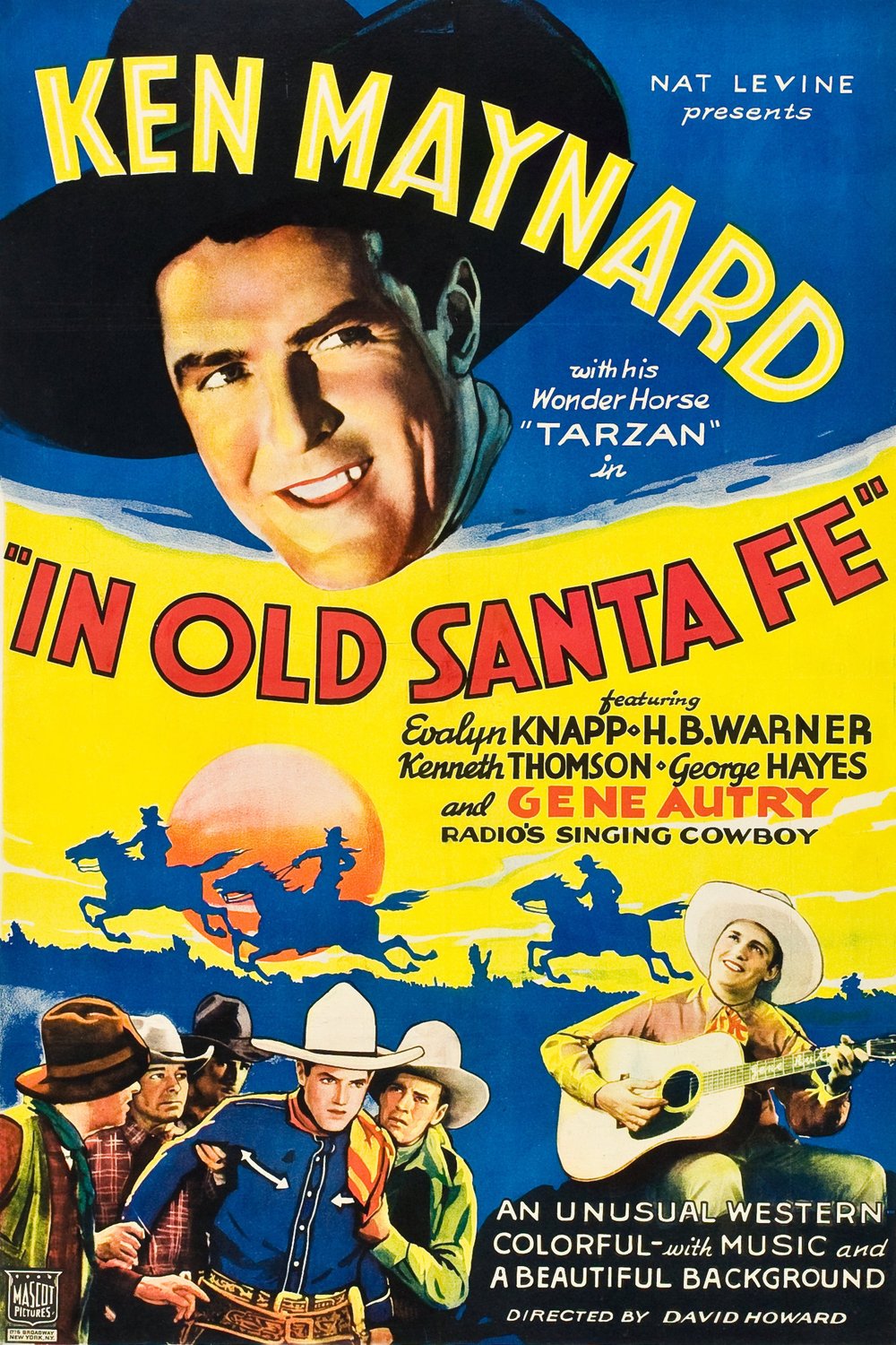 L'affiche du film In Old Santa Fe