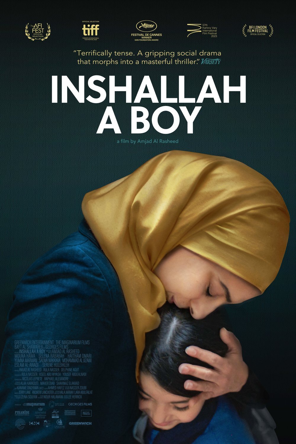 L'affiche du film Inchallah un fils [2023]