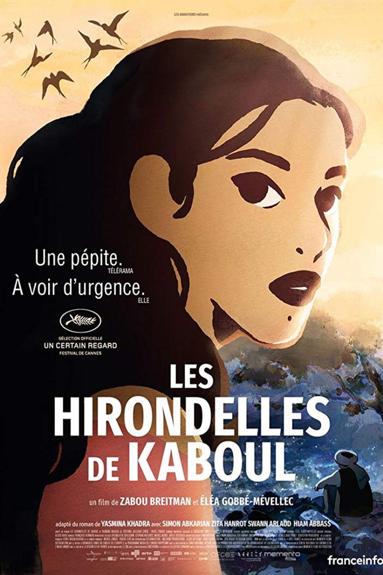 L'affiche du film Les Hirondelles de Kaboul