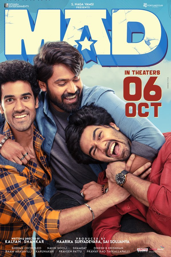 Telugu poster of the movie MAD