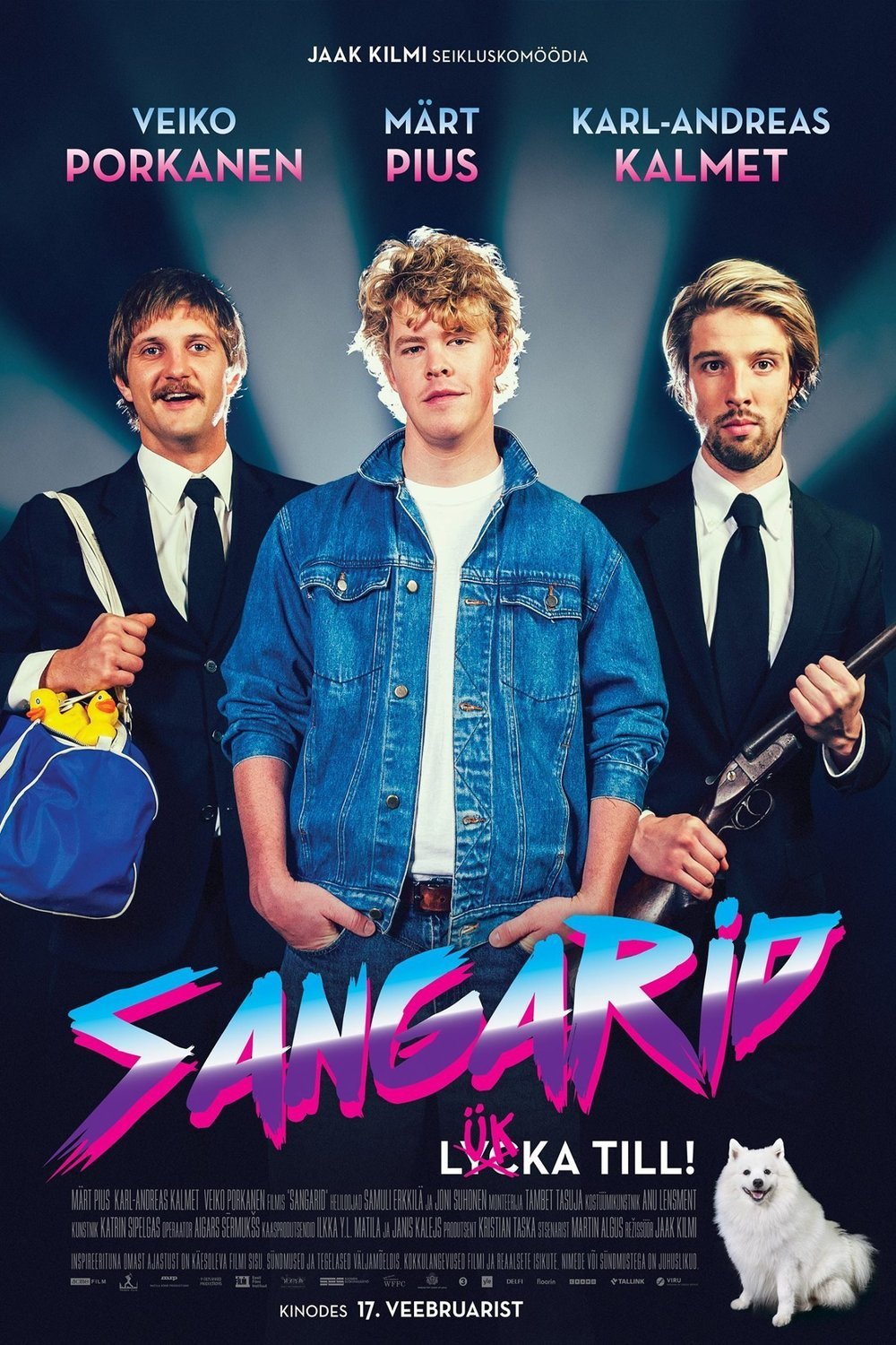 Estonian poster of the movie Sangarid