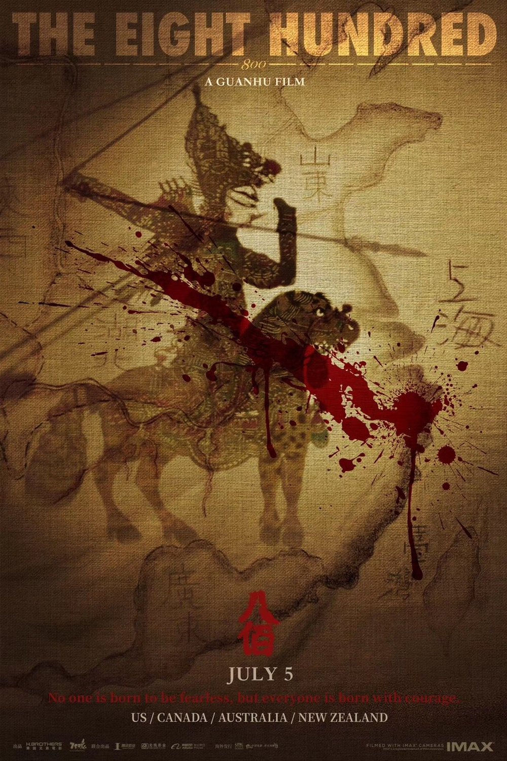 L'affiche du film The Eight Hundred [2020]