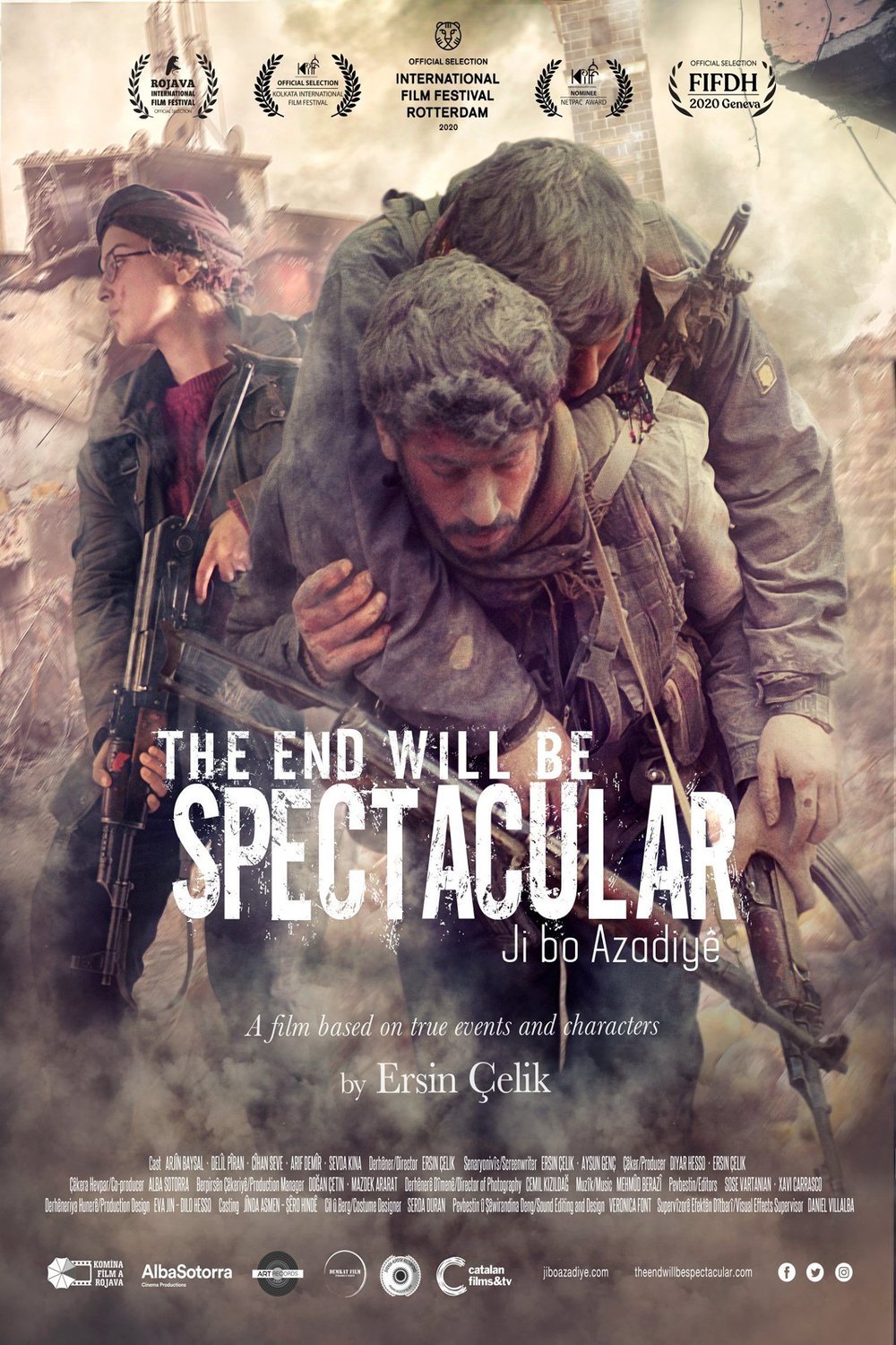Kurdish poster of the movie The End Will Be Spectacular