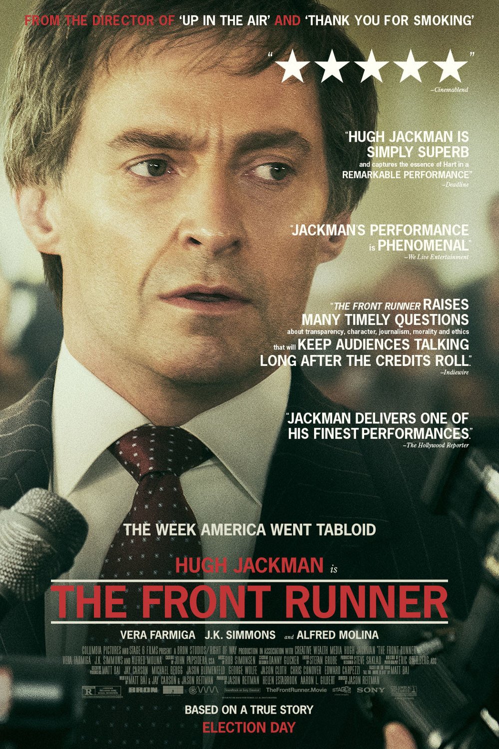 L'affiche du film The Front Runner