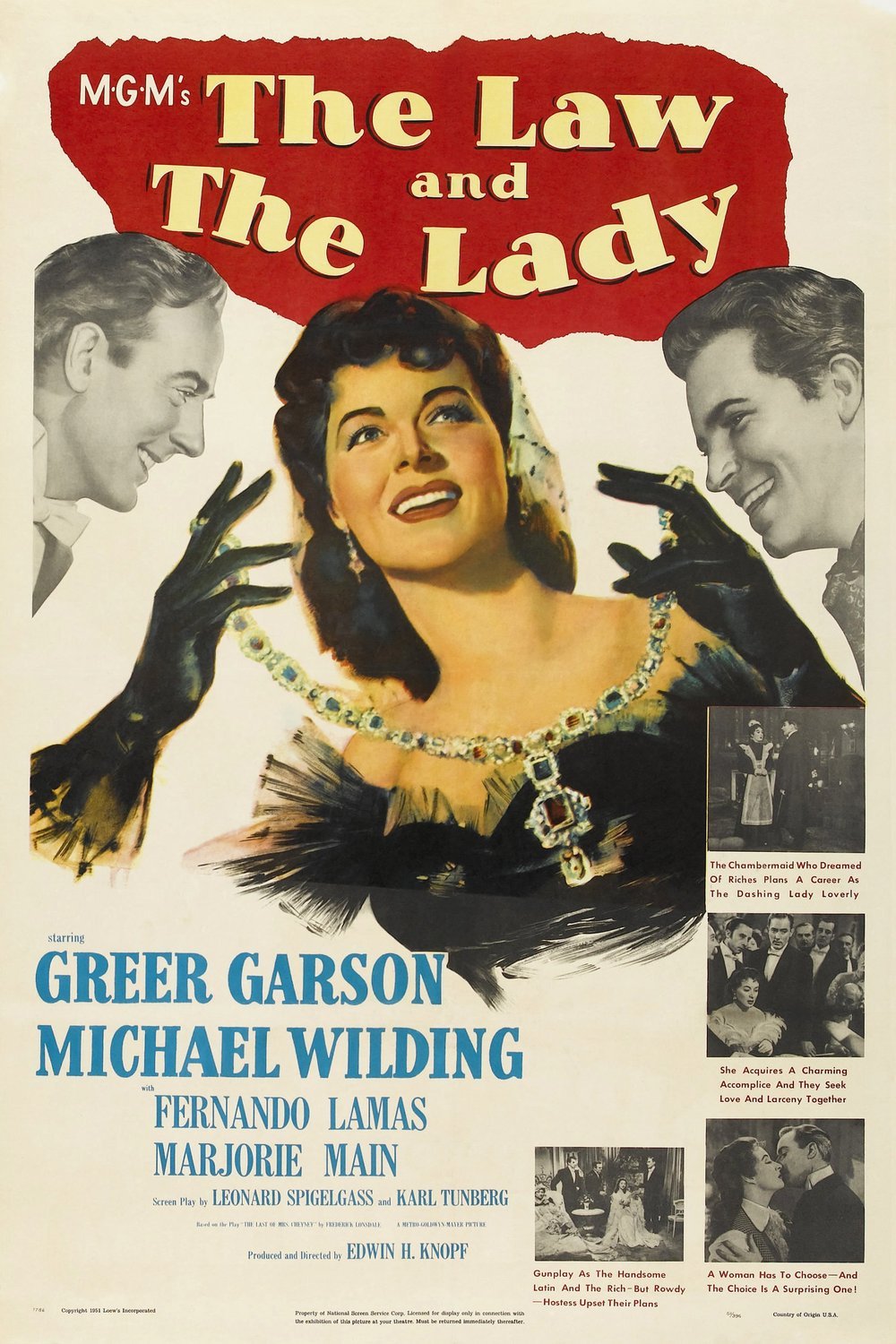 L'affiche du film The Law and the Lady