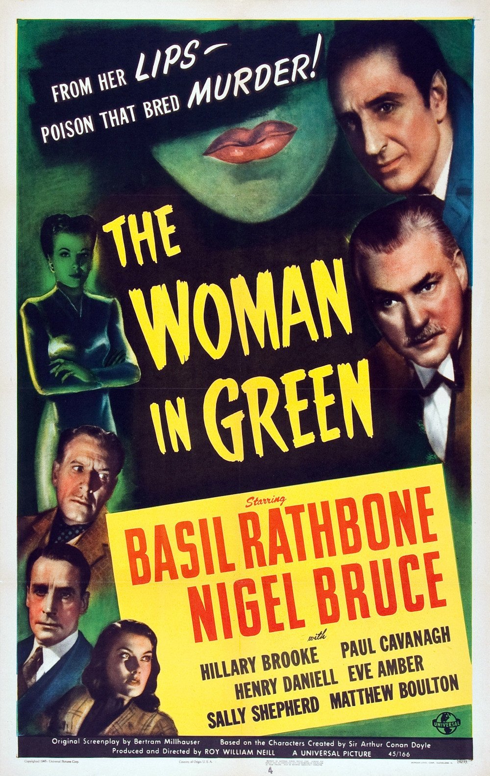 L'affiche du film The Woman in Green