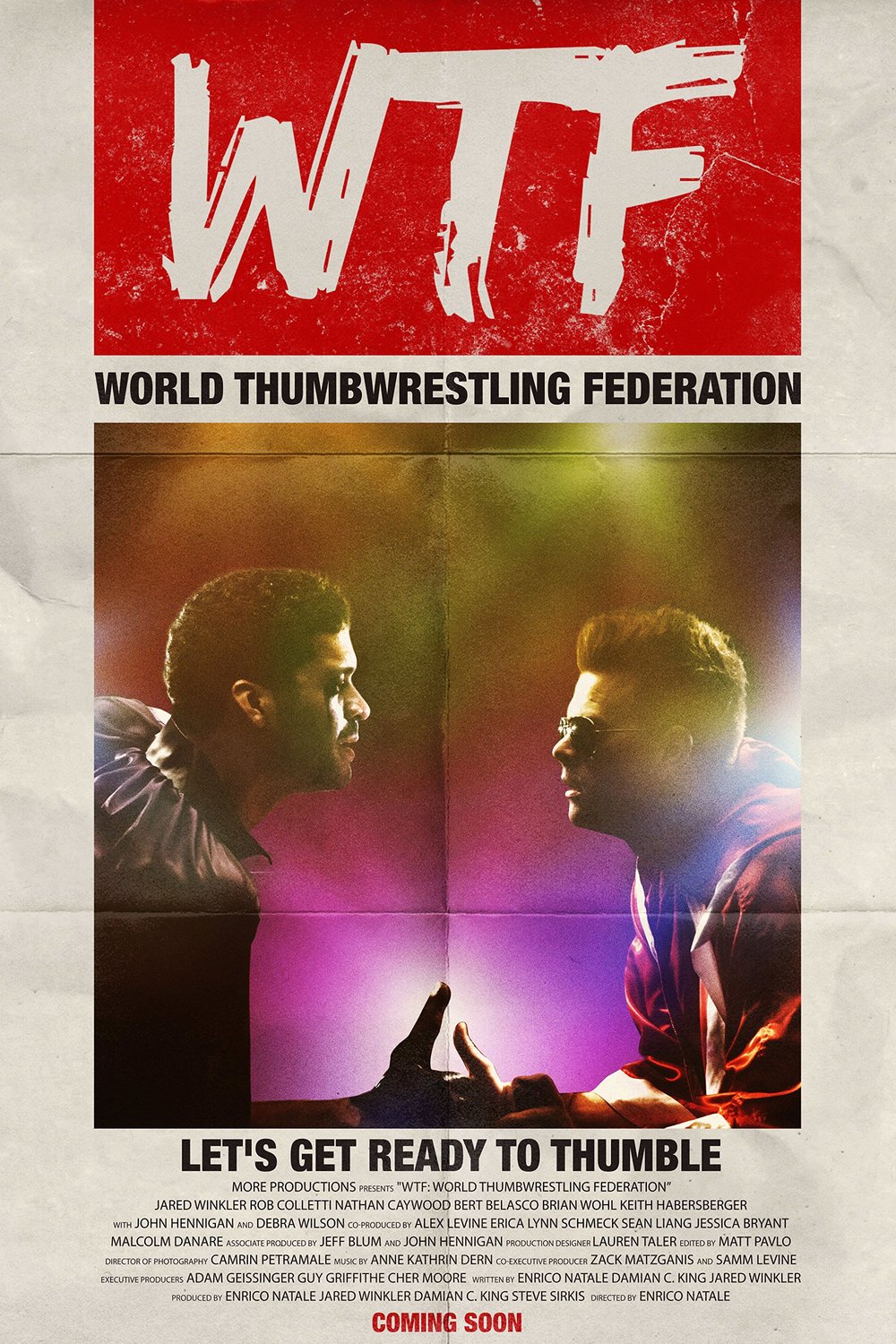 L'affiche du film WTF: World Thumbwrestling Federation