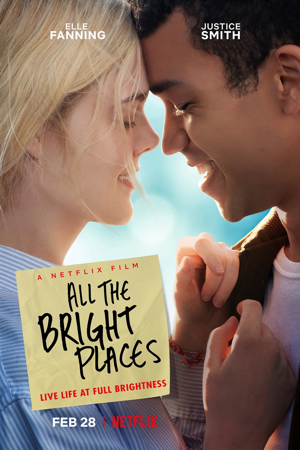 L'affiche du film All the Bright Places