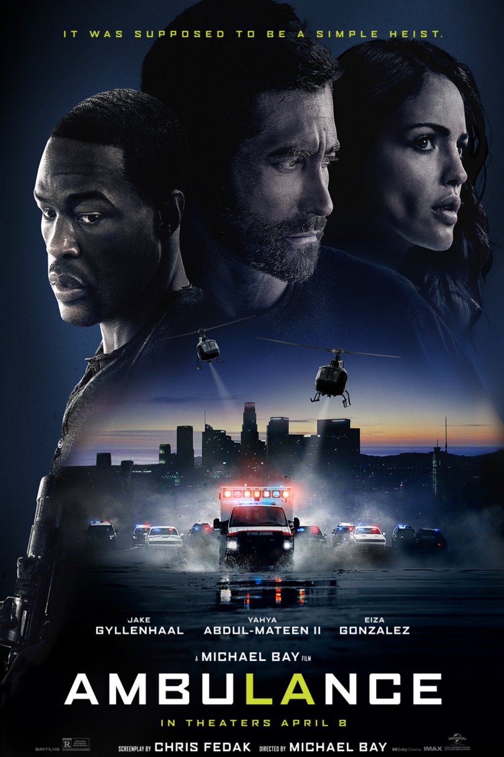 L'affiche du film Ambulance