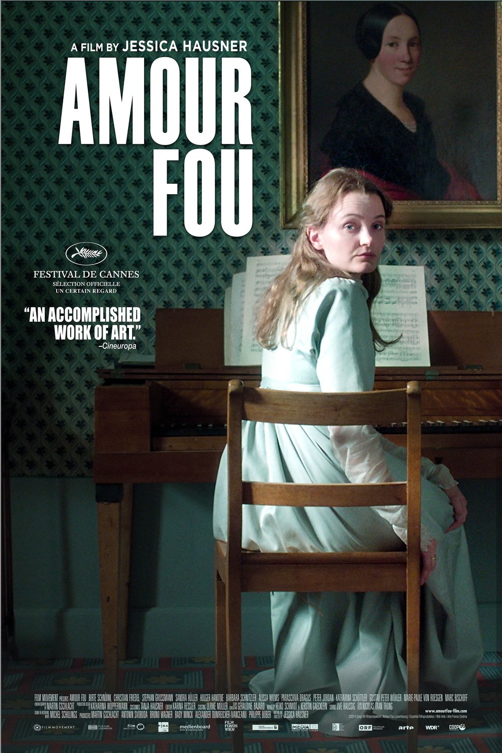 German poster of the movie Amour fou