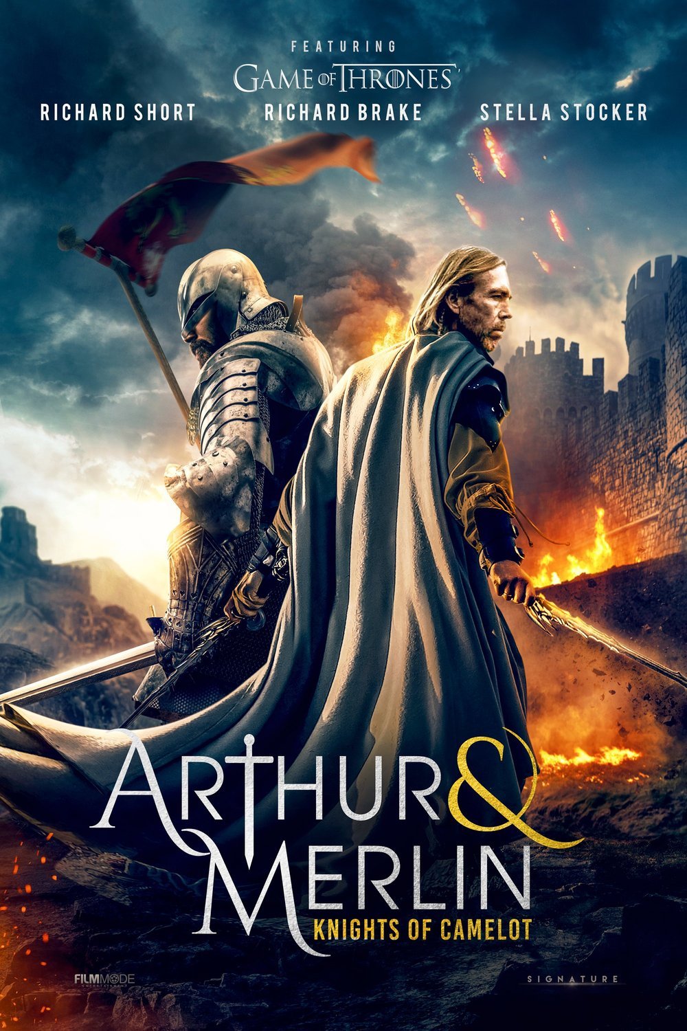 L'affiche du film Arthur & Merlin: Knights of Camelot
