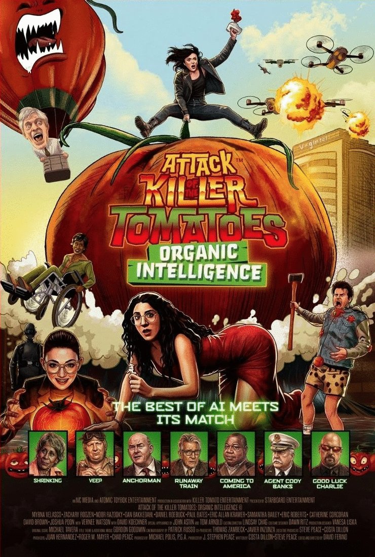 Poster of the movie Attack of the Killer Tomatoes: Organic Intelligence [2026]
