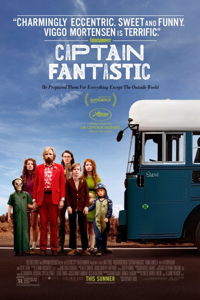 L'affiche du film Captain Fantastic