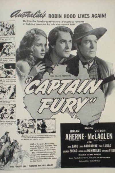 L'affiche du film Captain Fury