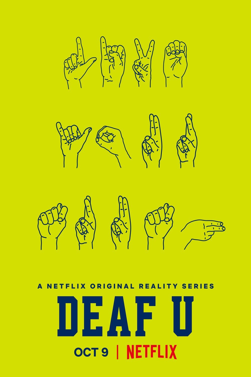 L'affiche du film Deaf U