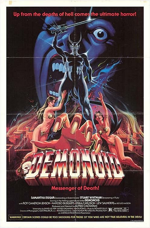 L'affiche du film Demonoid: Messenger of Death