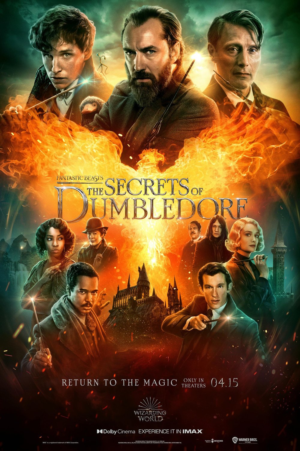 Poster of the movie Fantastic Beasts: The Secrets of Dumbledore