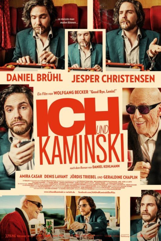 German poster of the movie Me and Kaminski