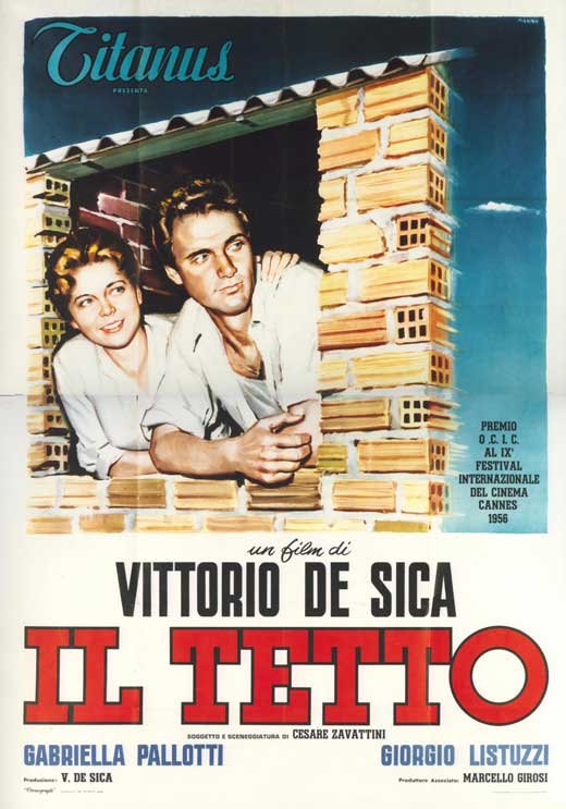 Italian poster of the movie Il tetto