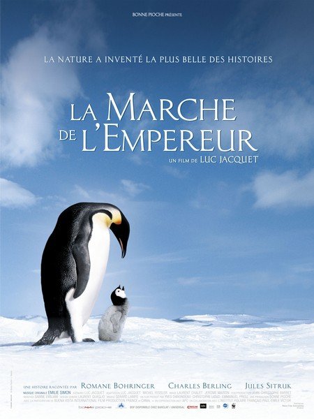 L'affiche du film La Marche de l'Empereur