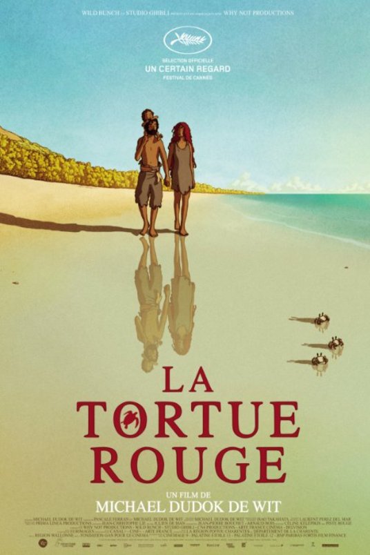L'affiche du film La tortue rouge