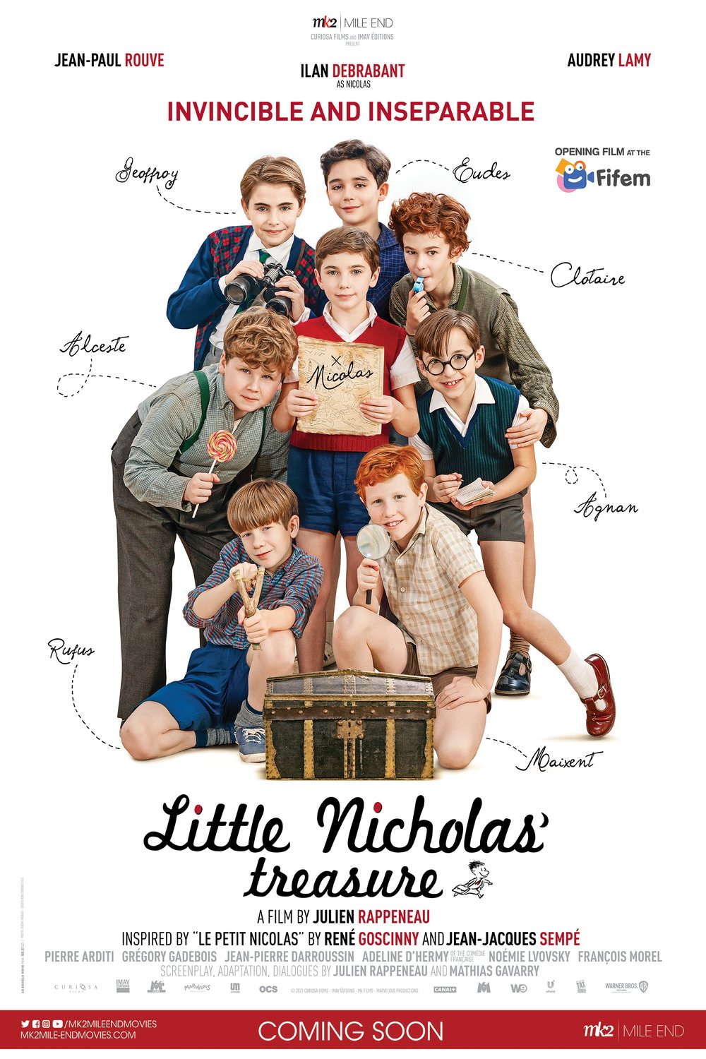 L'affiche du film Little Nicholas' Treasure