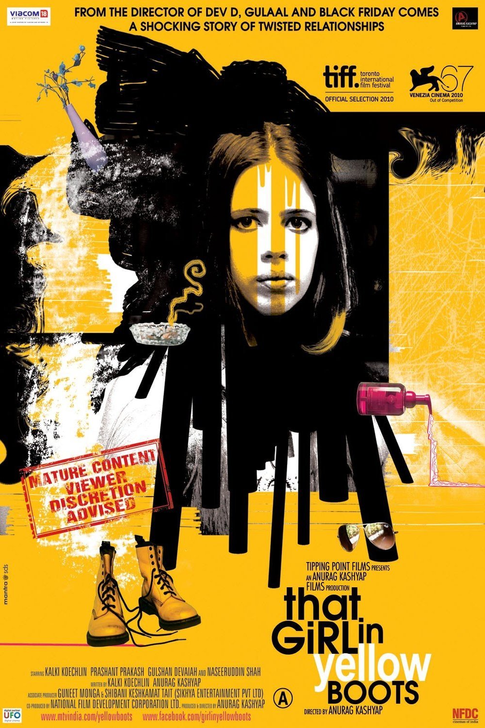 L'affiche du film That Girl in Yellow Boots