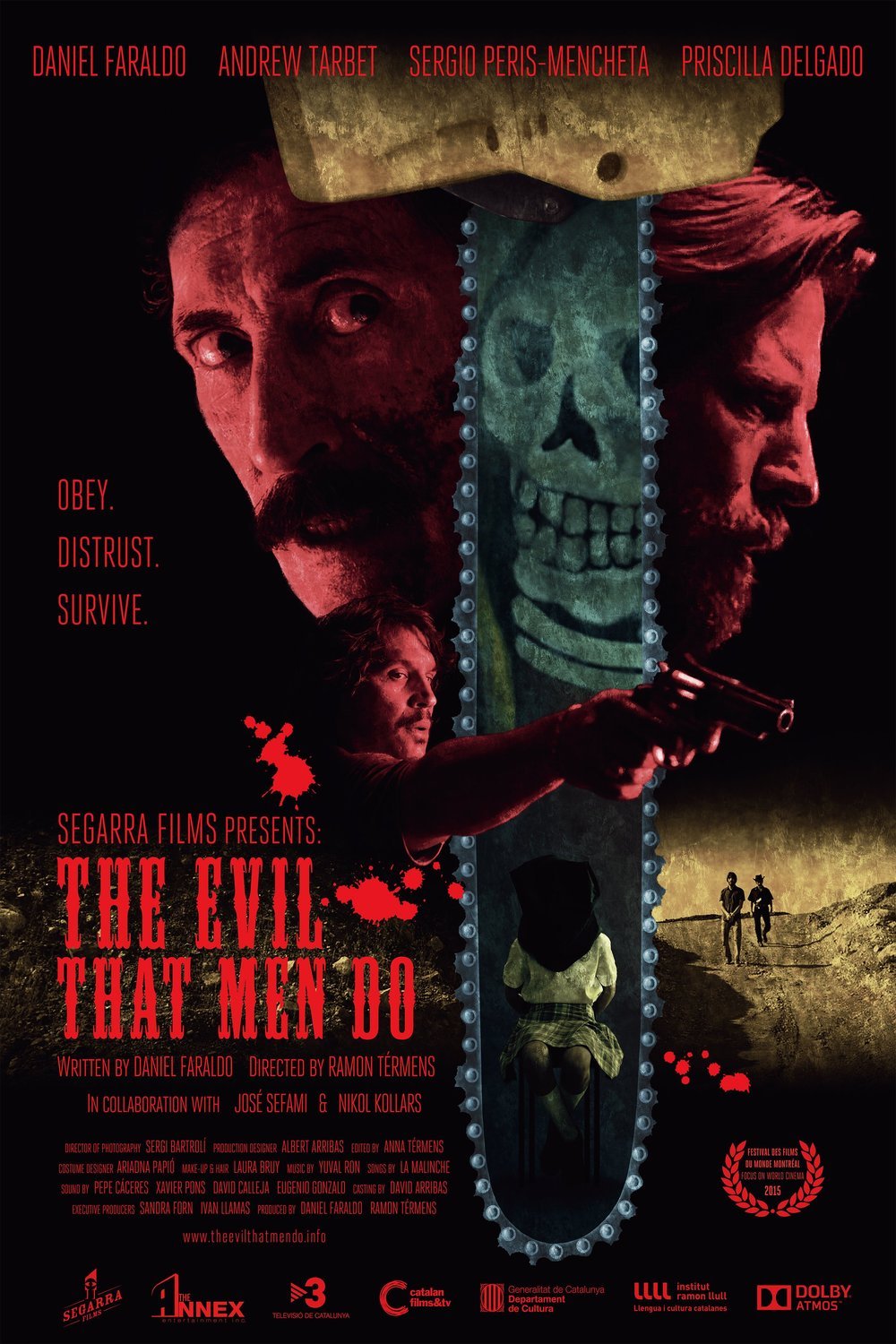 L'affiche originale du film The Evil That Men Do en espagnol