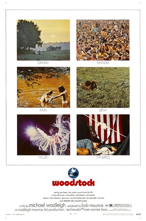 L'affiche du film Woodstock: Trois jours de paix et de musique