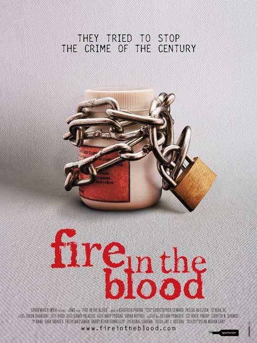 L'affiche du film Fire in the Blood