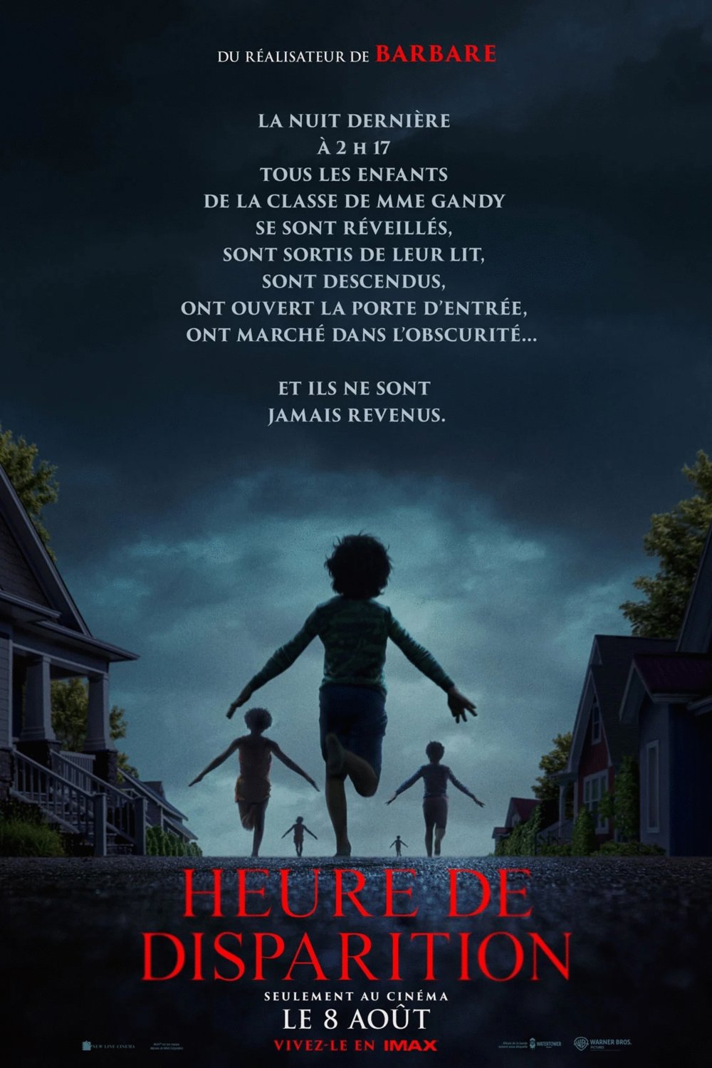 L'affiche du film Heure de disparition