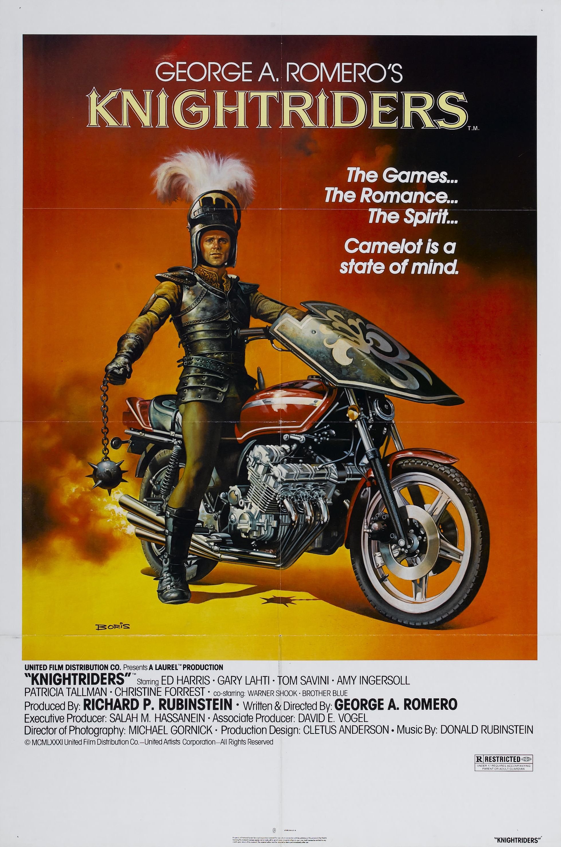 L'affiche du film Knightriders