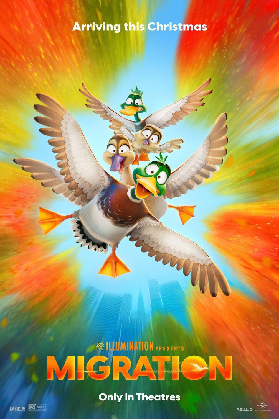 L'affiche du film Migration [2023]