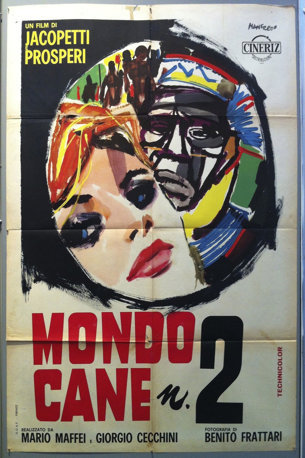 L'affiche originale du film Mondo cane n. 2 en italien