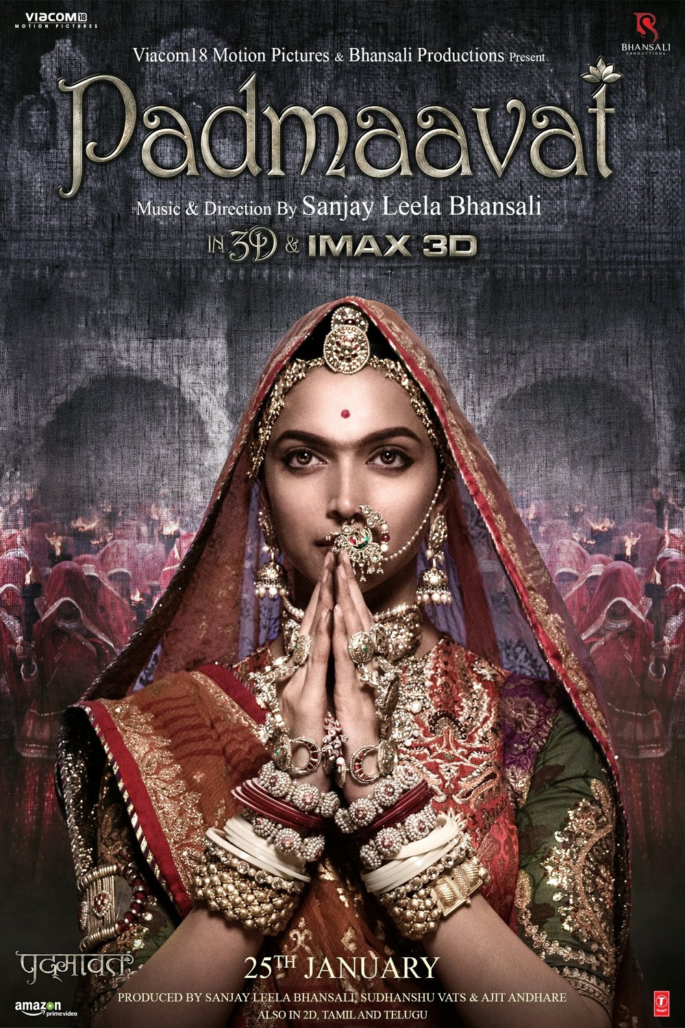 L'affiche originale du film Padmaavat - Tamil en Hindi