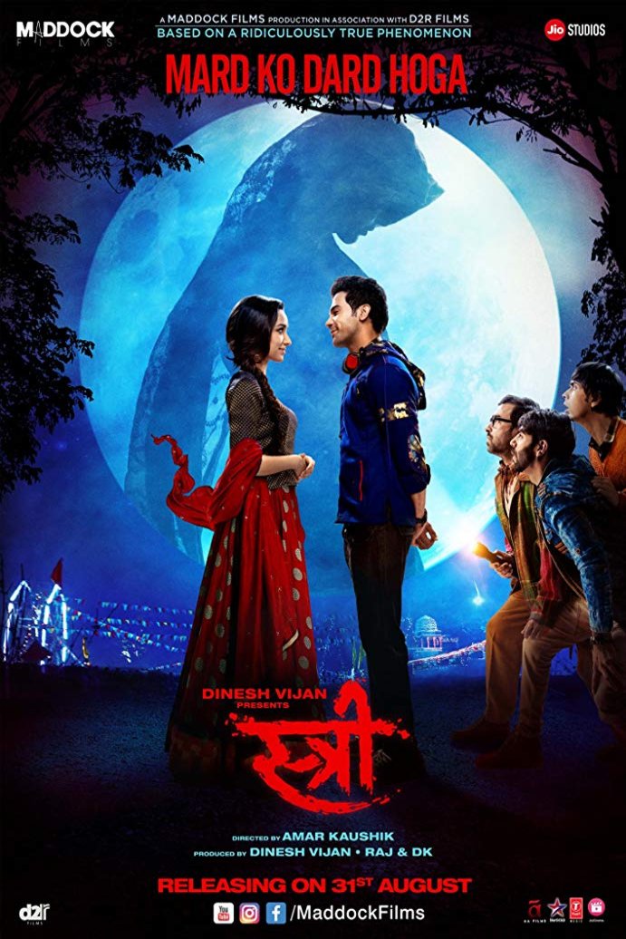 L'affiche originale du film Stree en Hindi
