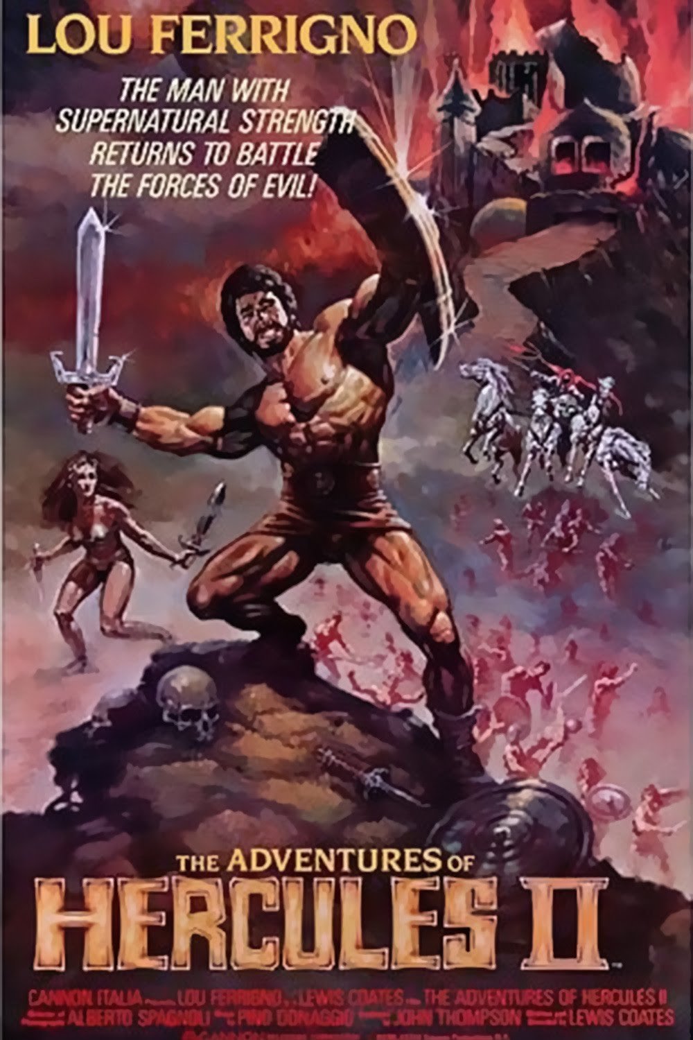L'affiche du film The Adventures of Hercules [1985]