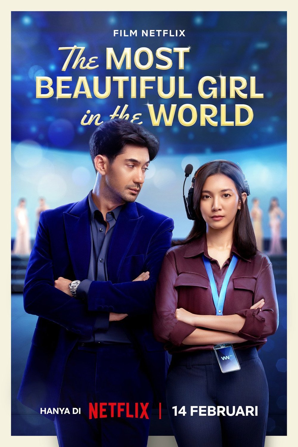L'affiche du film The Most Beautiful Girl in the World [2025]