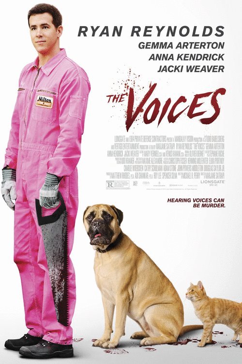 L'affiche du film The Voices