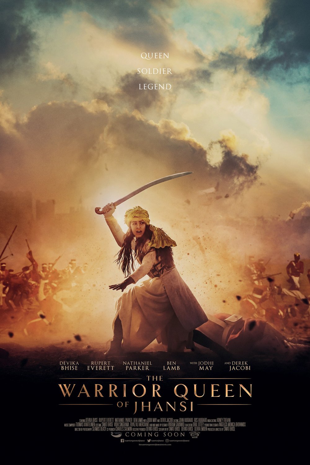 L'affiche du film The Warrior Queen of Jhansi