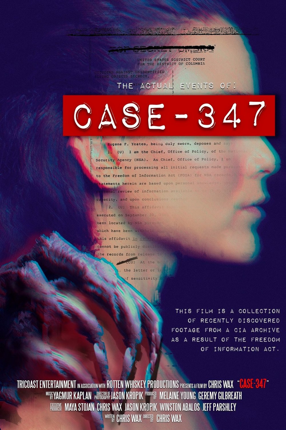 L'affiche du film Case 347