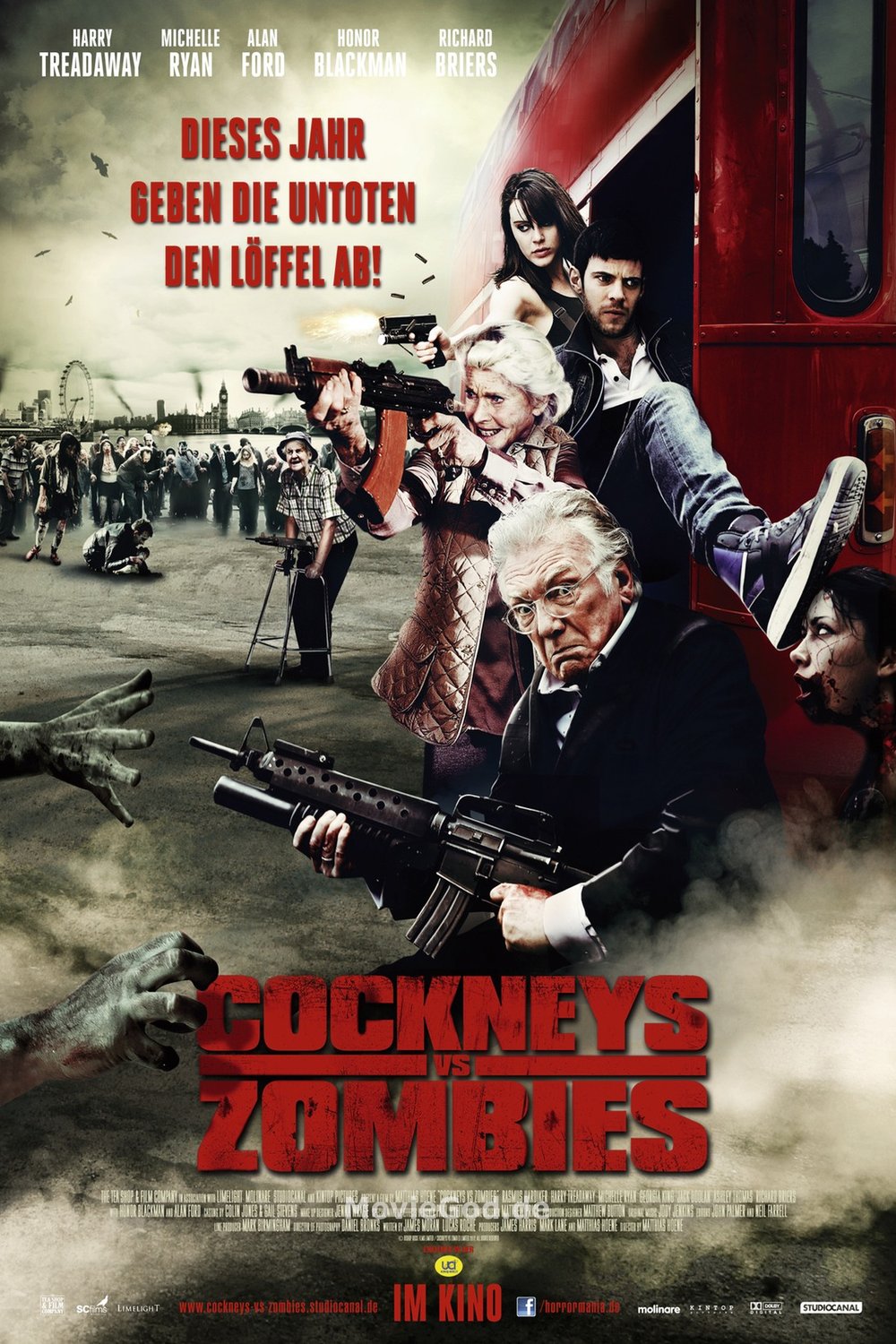L'affiche du film Cockneys vs Zombies