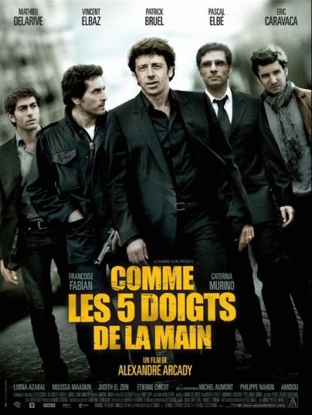 Poster of the movie Comme les 5 doigts de la main