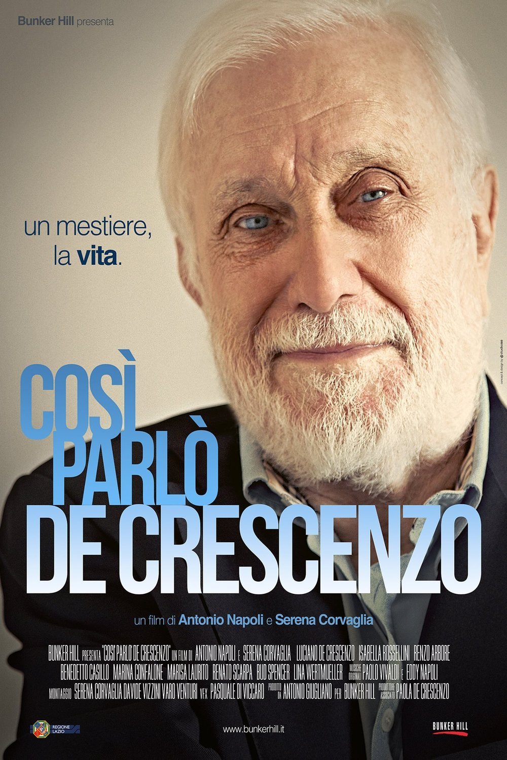 L'affiche originale du film Così parlò De Crescenzo en italien