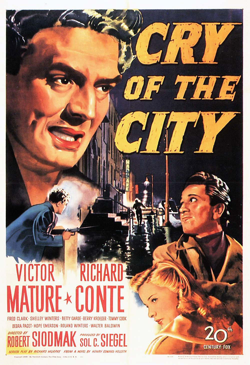 L'affiche du film Cry of the City
