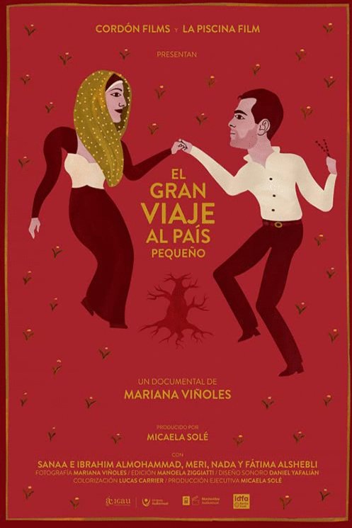 L'affiche originale du film El gran viaje al país pequeño en arabe