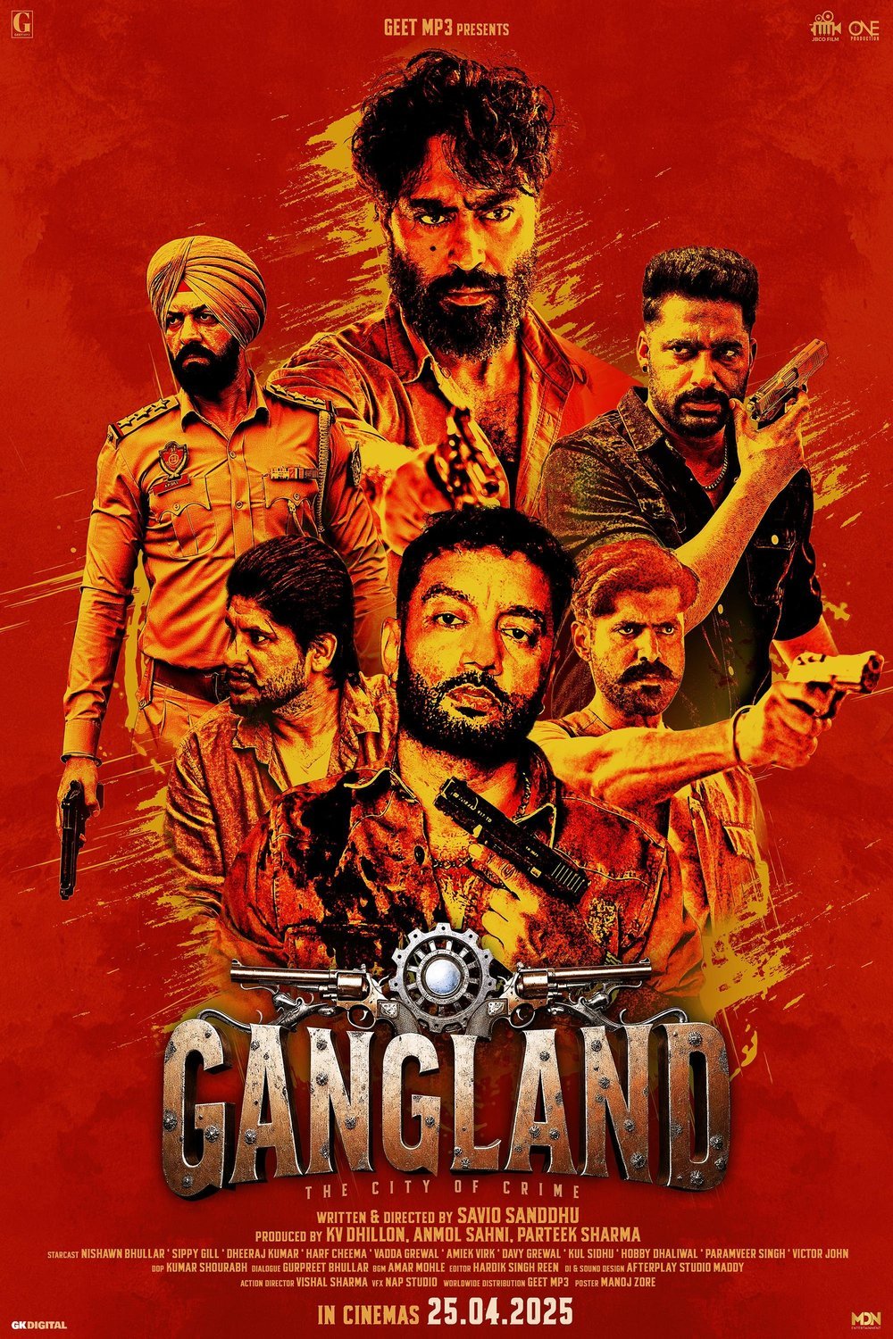 Poster of the movie Gangland: The City of Crime [2025]