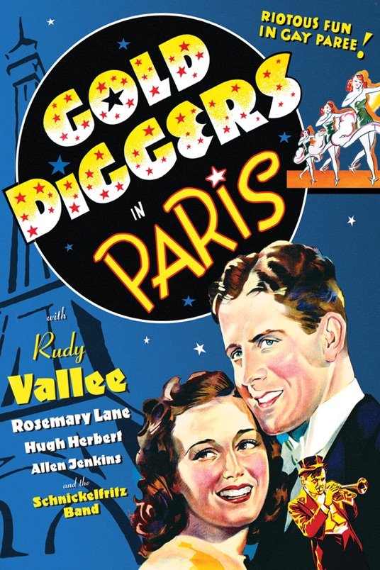 L'affiche du film Gold Diggers in Paris