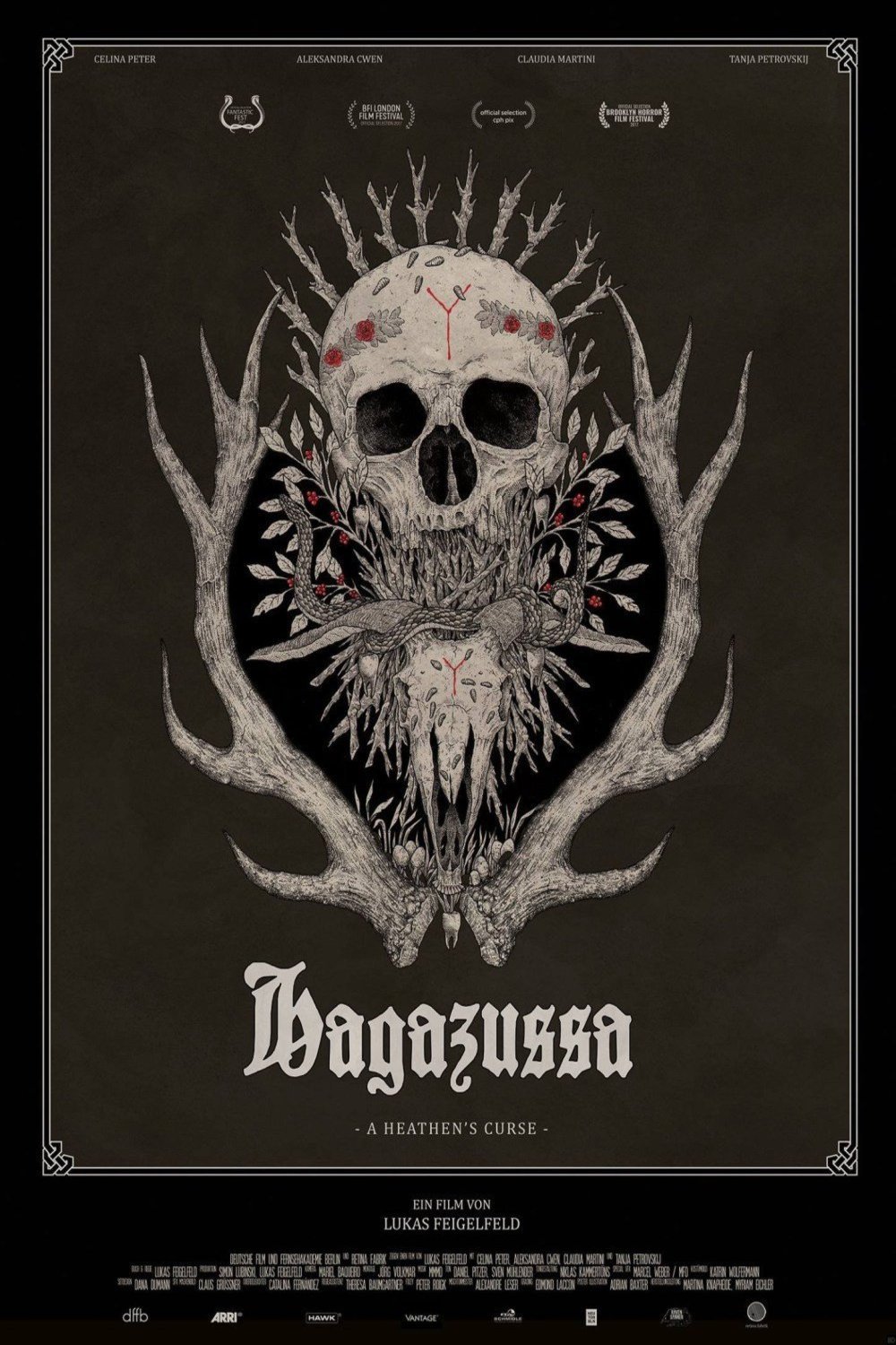 L'affiche originale du film Hagazussa en allemand